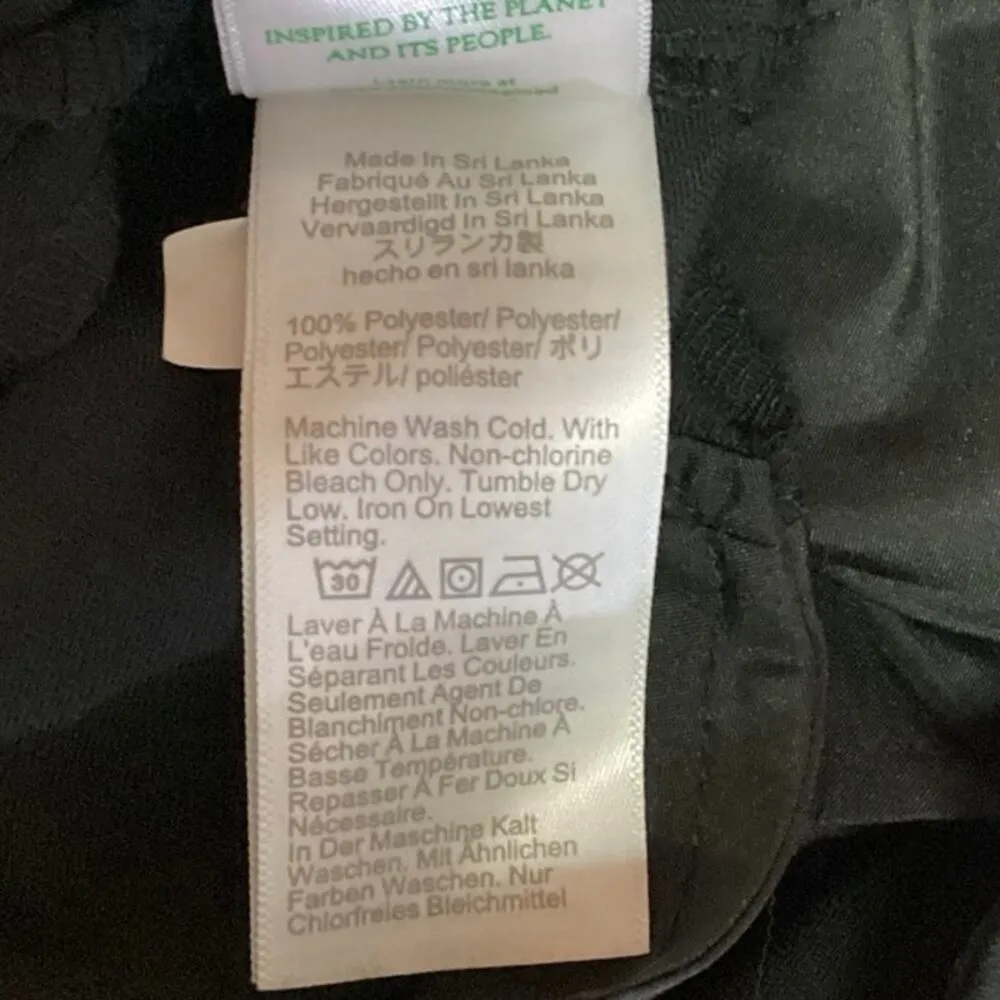 J.Crew Jamie Black High Waisted Straight Leg Chino Dress Trouser Pants Size 8 - Image 6