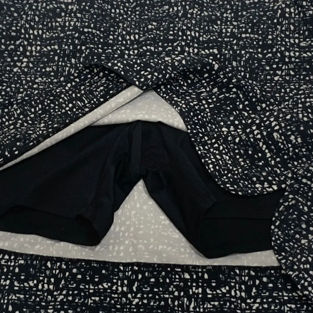 Cypress Club Women's Black Splatter Print Tennis Golf Skort Size Large - Image 6