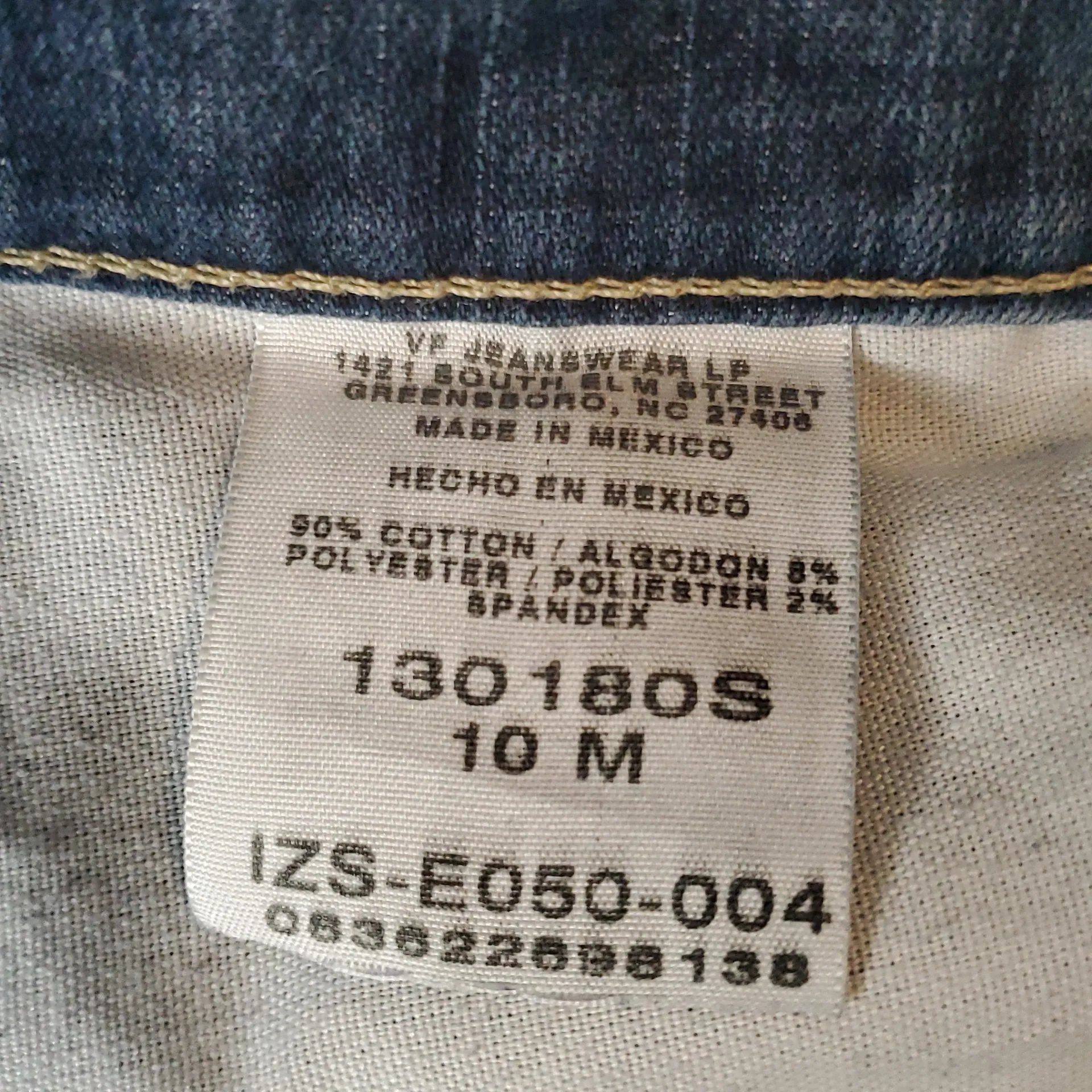 Riders by Lee Blue Straight Leg Jeans  Size:10M - Image 8