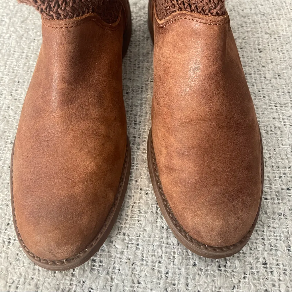 TIMBERLAND Sabin Hill Open Weave Leather‎ Boots - Image 4