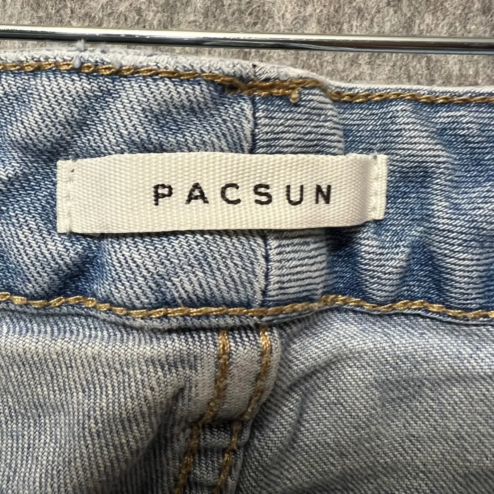 Pacsun Mom Jeans High Rise Light Wash Denim Comfort Fit Womens‎ Size 25 - Image 7