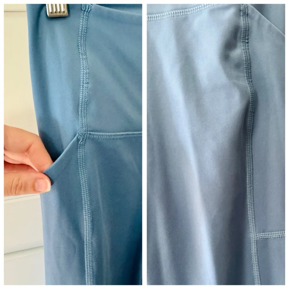 Girlfriend Collective Compressive Pocket Leggings, Lake (Blue) sz. XS - Image 12