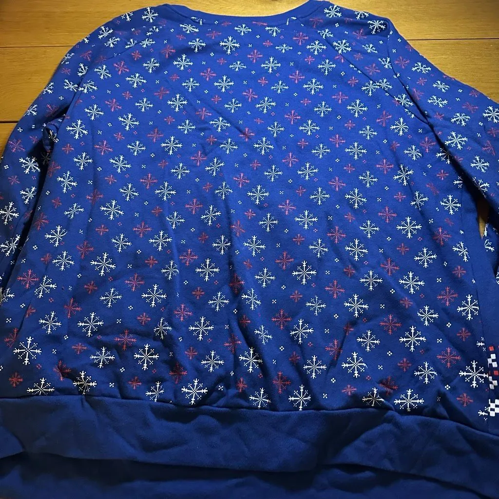 Disney Stitch ugly Christmas sweater light up xl - Image 9