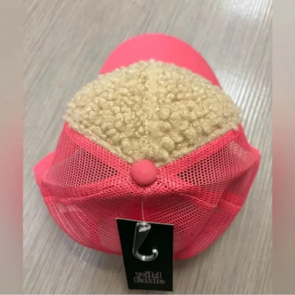 Wild Fable Faux Shearling Trucker Hat NWT - Image 5