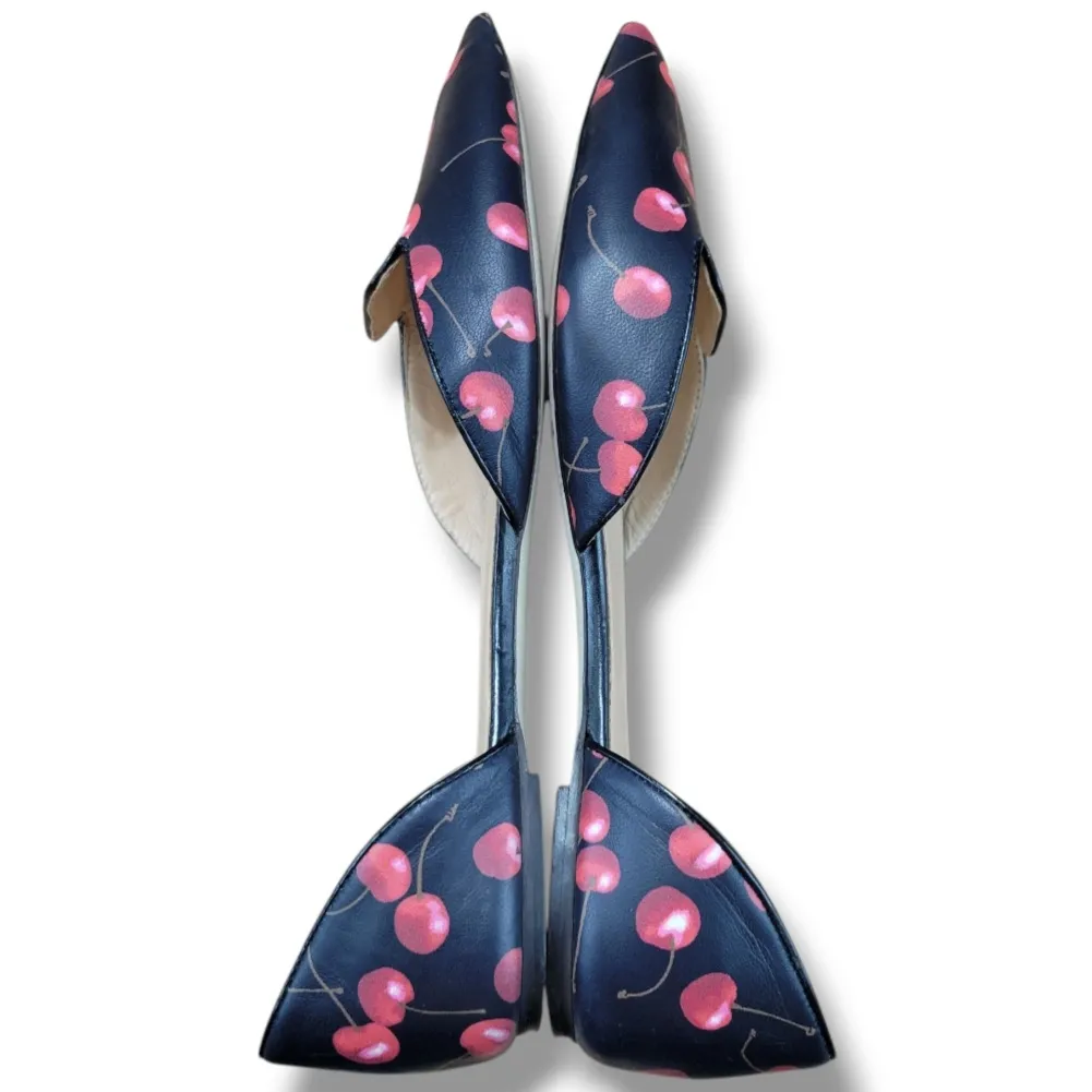 J.Crew Shoes Size 8.5 Women's Flats J.Crew Sadie Flat Cherries Cherry Print EUC Women's Shoes - Image 6