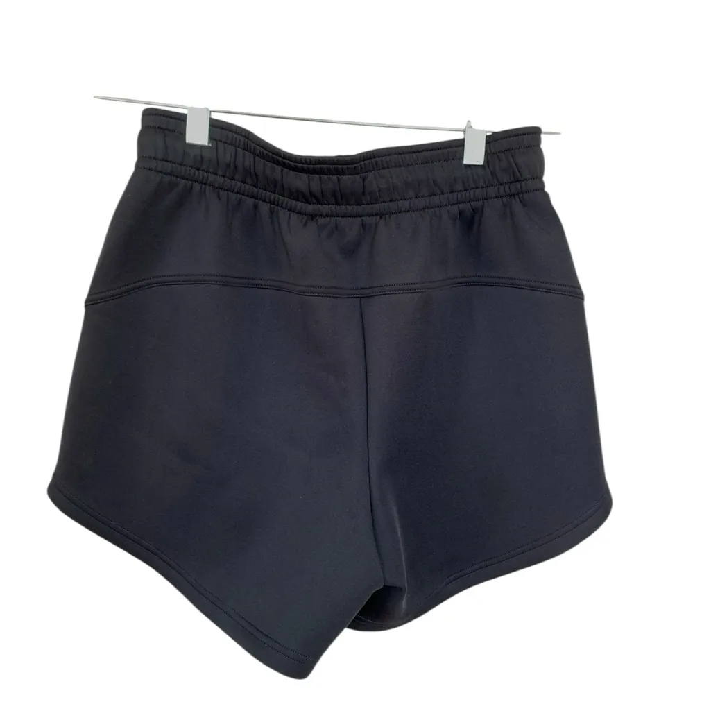 Nike women's Dri-FIT training shorts in black W/ Side zip Pockets - Image 4