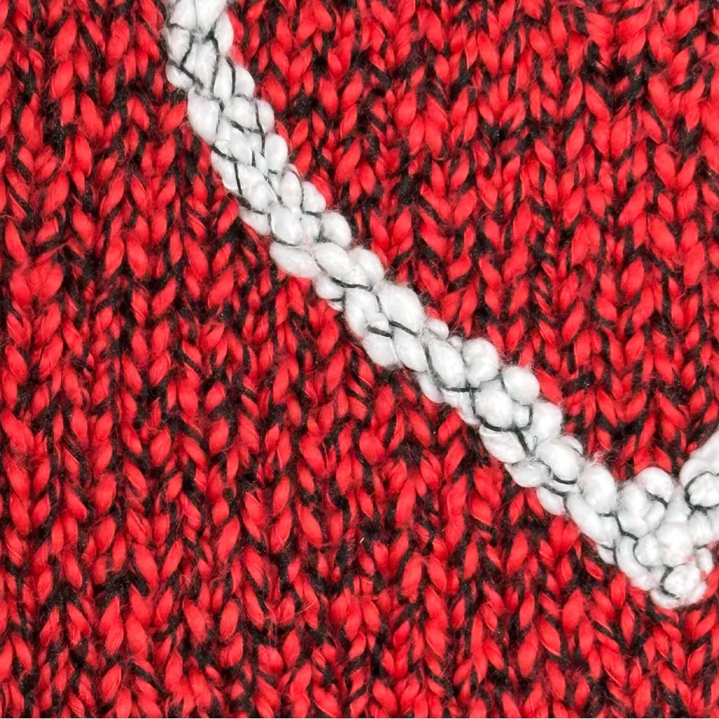 Vintage Ani Barrie Sweater Vest USA made 100% Cotton Sz L Red Heart Grandmacore - Image 8