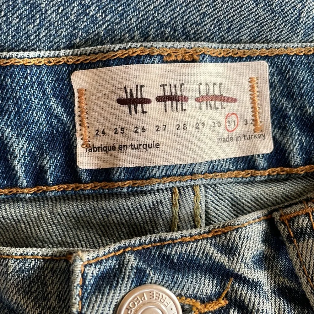 NWOT Free People  Stella High Rise Cropped Skinny Jeans Frayed Hem - Image 8