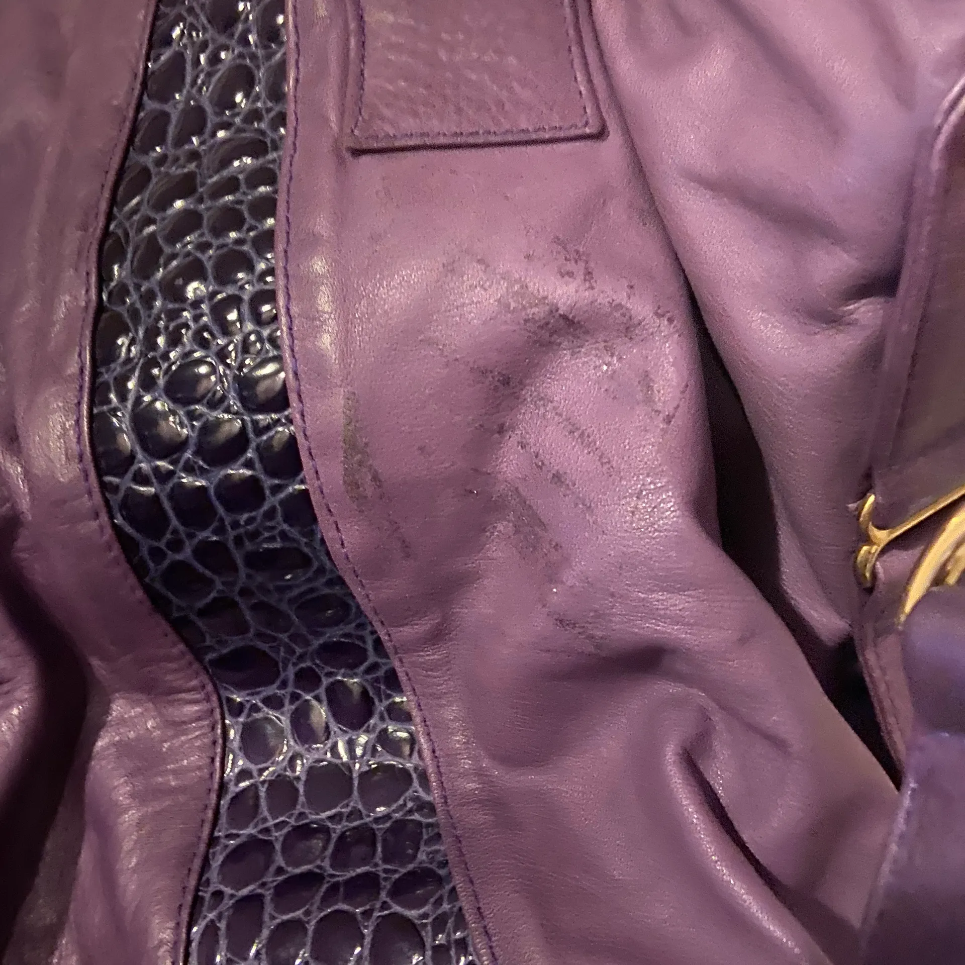 Gossip Girl  Purple Purse Bag  - Image 5