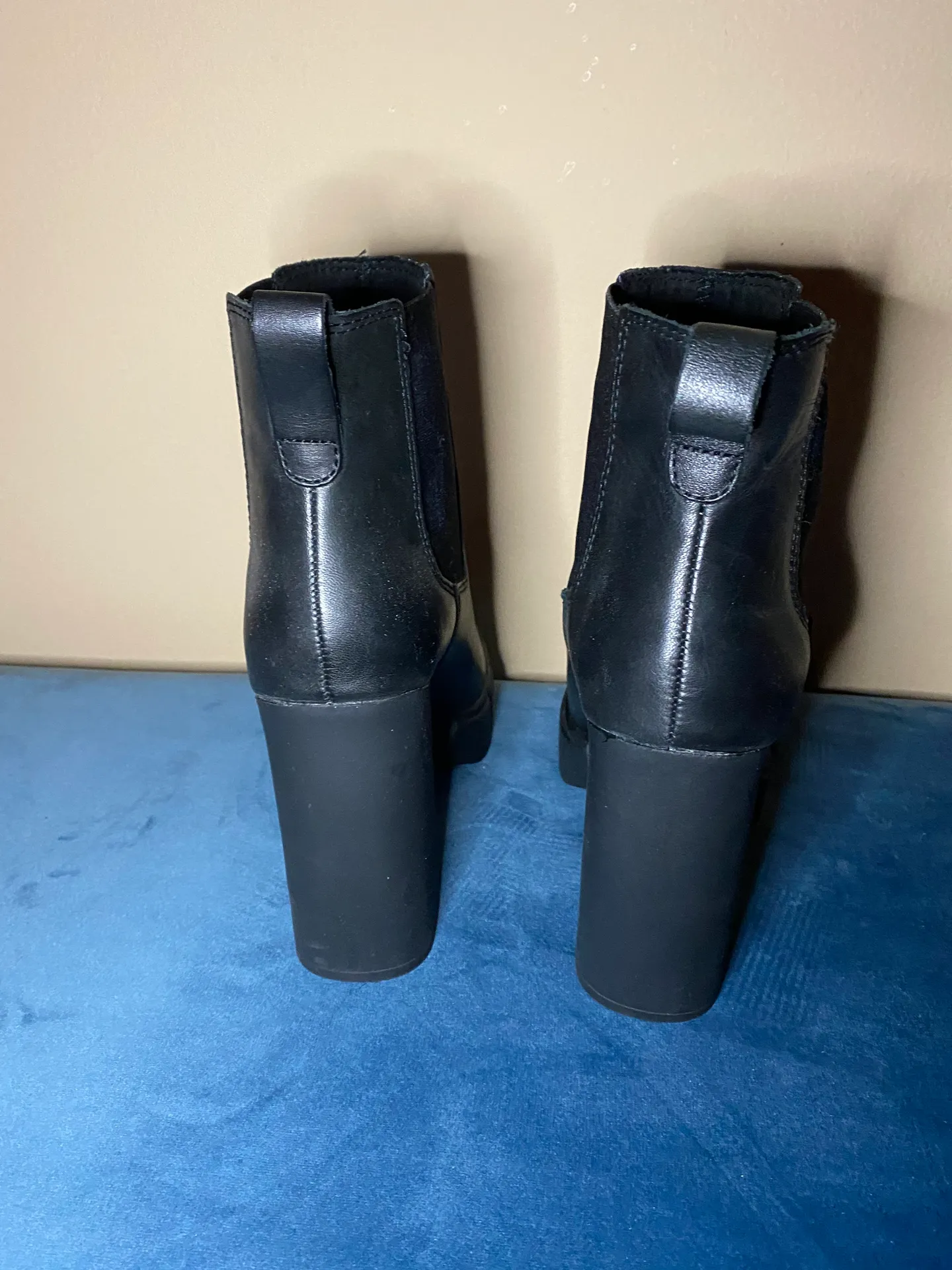 Steve Madden Black High Heel Boots - Image 2