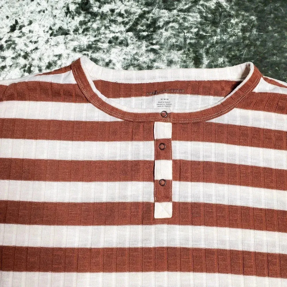 American Eagle Ribbed Striped Top - Image 2
