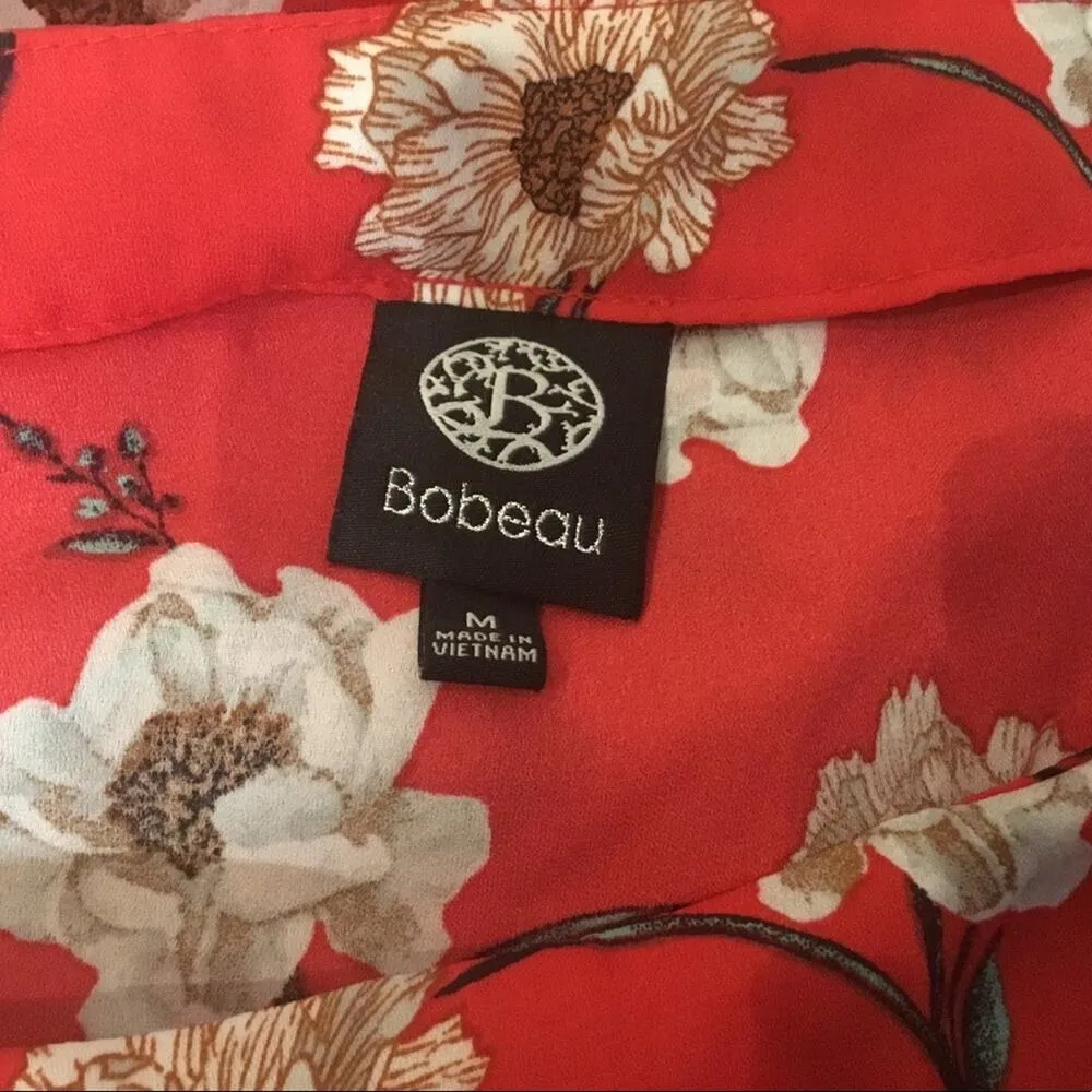 Bobeau Floral Print Top - Image 4