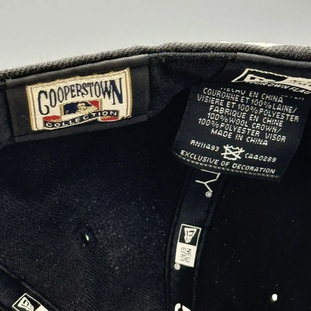 Pittsburgh Pirates New Era Cooperstown Baseball Hat Black Fitted 7 3/8 59Fifty Size 0 - Image 7