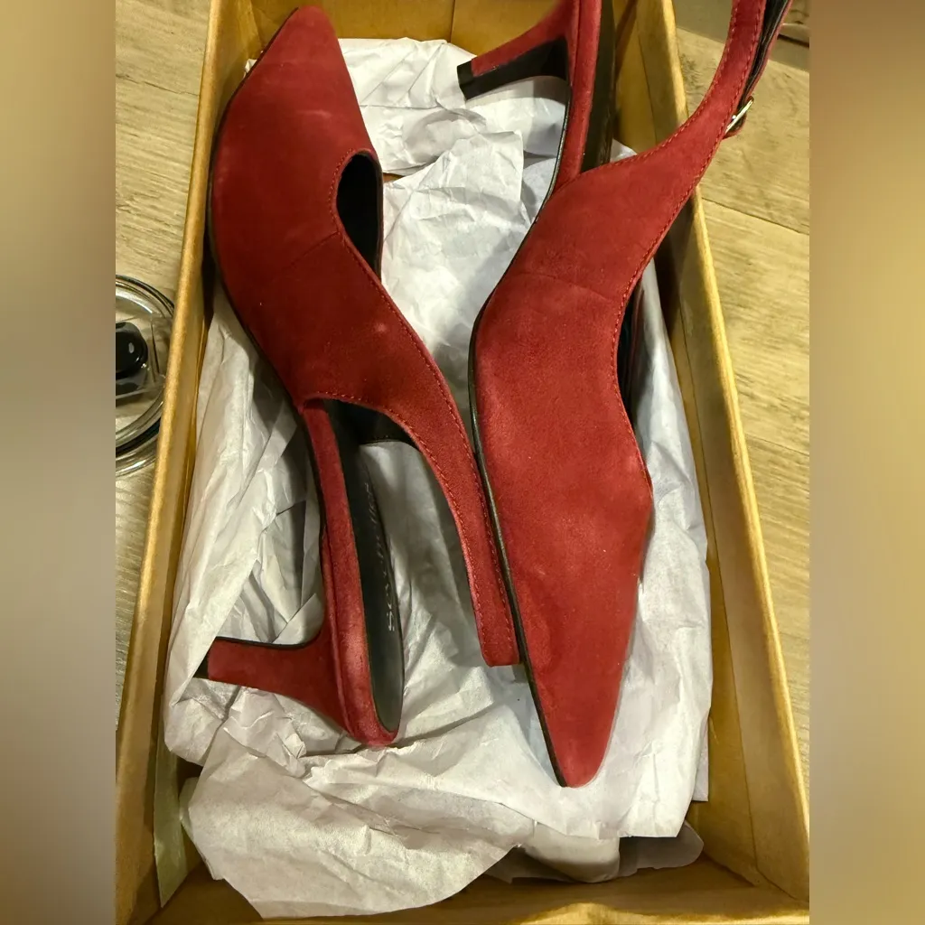 Seychelles  CandleLight burgundy Slingback Heels - Image 8