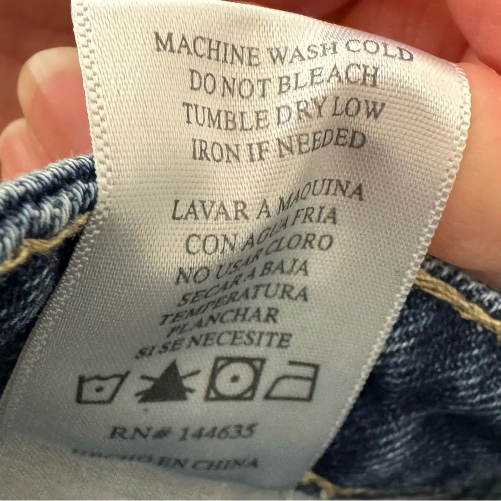 KanCan Blue Distressed Jean Shorts Size 27 - Image 5