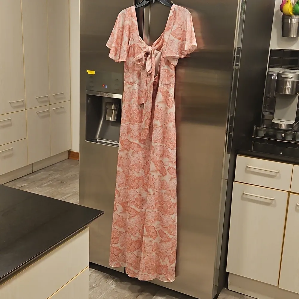 💕SACHIN & BABI💕 Aurora Gown ~ Rouge Damask Rose 16W NWT - Image 12