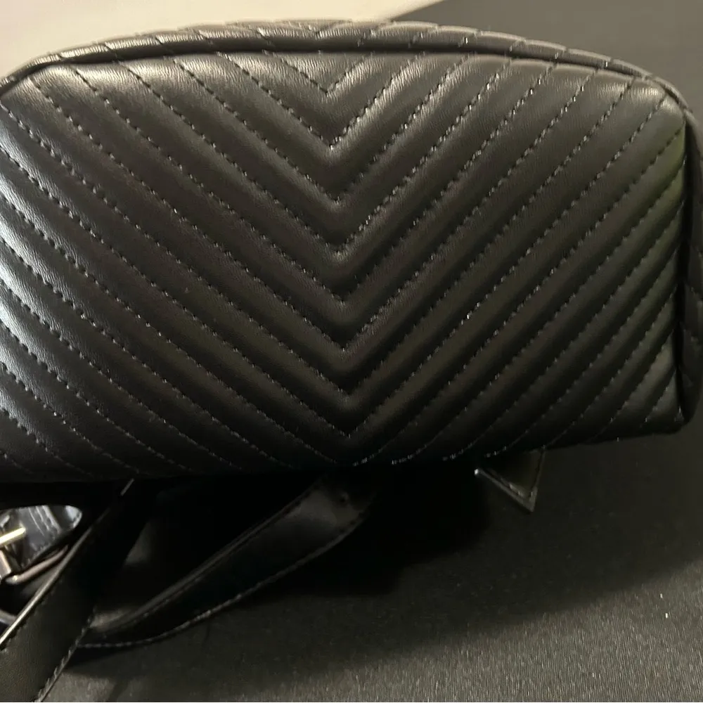 MC Jagger Black Quilted Backpack NEW - Image 3