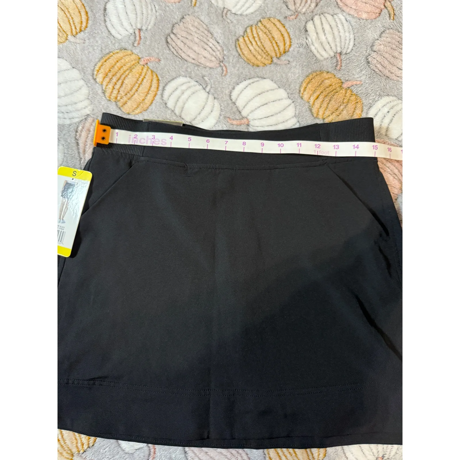 NWT 32 Degrees Cool Size Small Black Athletic Skort Pockets Golf Causal Shorts - Image 7