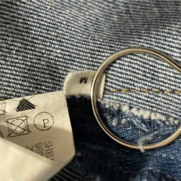 Capulet Lottie Jean Light Blue Jeans Cropped Wide Leg Size 6 / Medium - Image 9