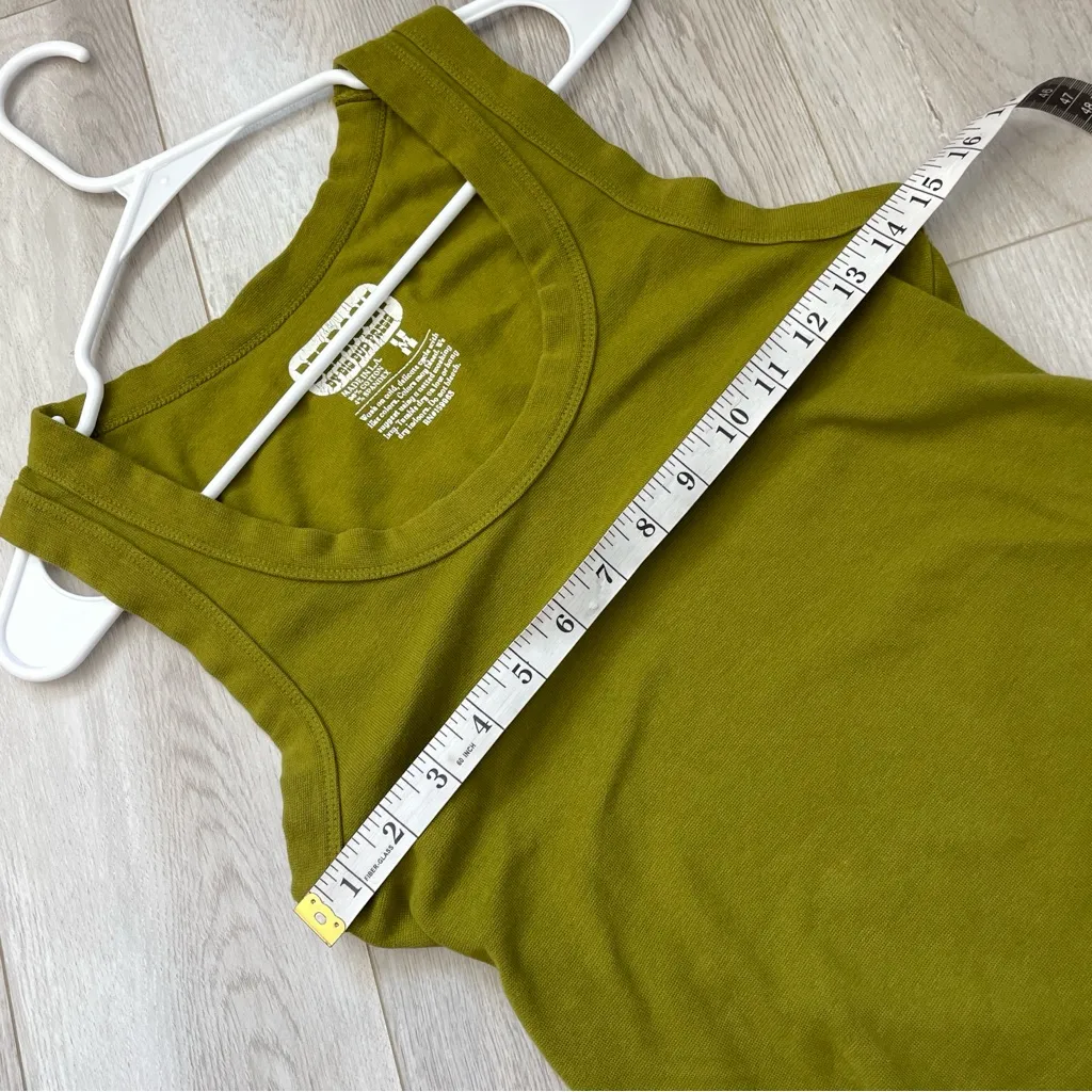 Big Bud Press Tank Top cotton bedroom womens Green (medium) casual basic - Image 3