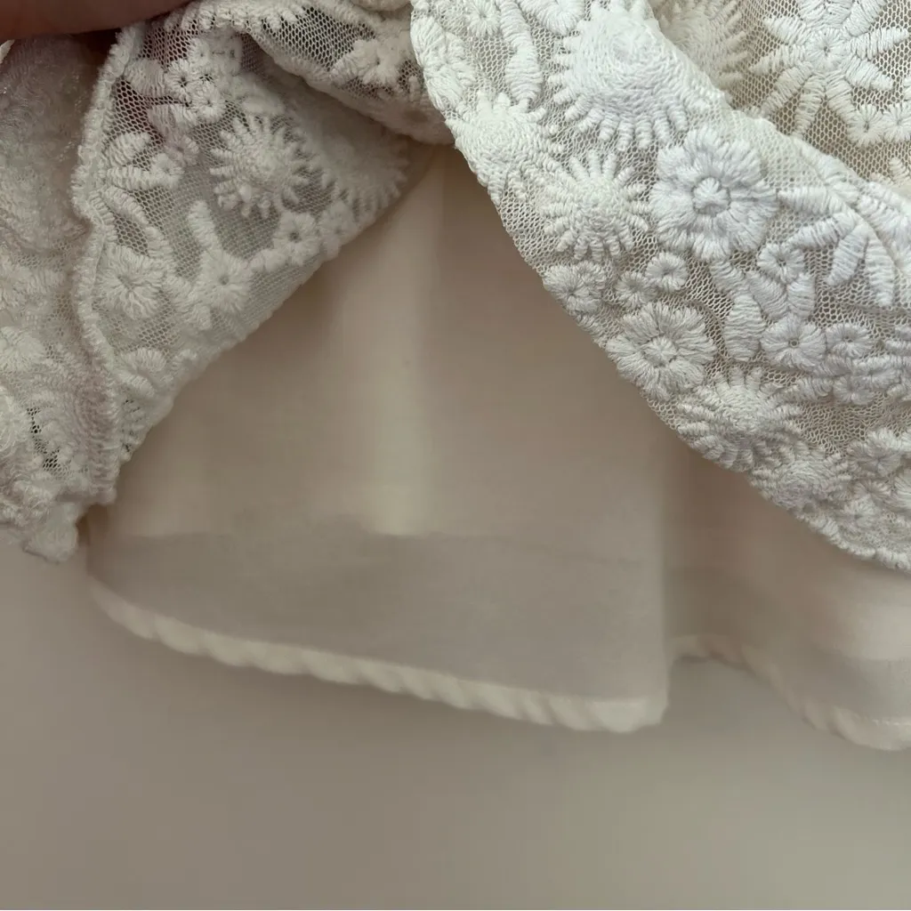 Matilda Jane Adventure Begins Simply Lace Flutter Sleeve Top - Image 9