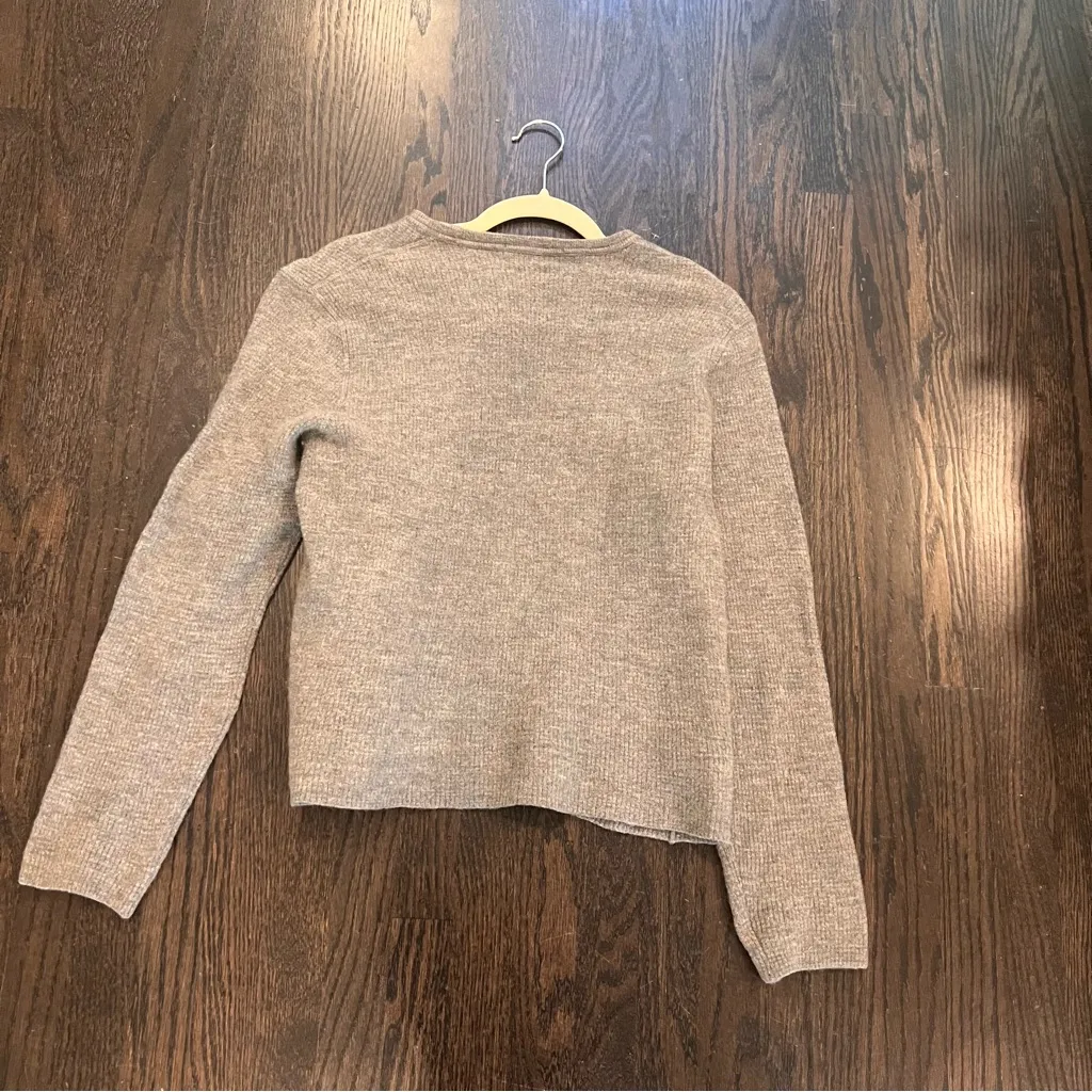 Vintage 1990s Ralph Lauren Gray Wool Sweater - Image 9