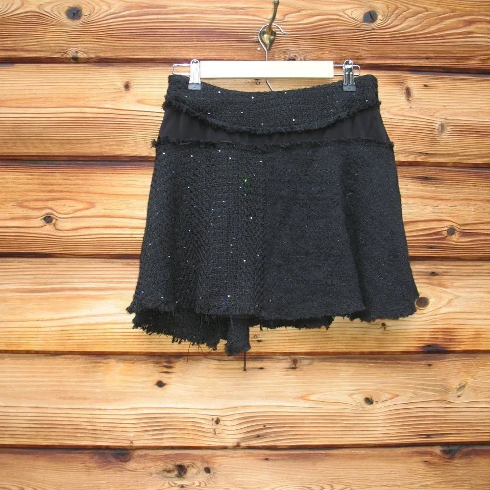 NWT Zara Tweed Sequin A Line Mini Skirt - Image 7