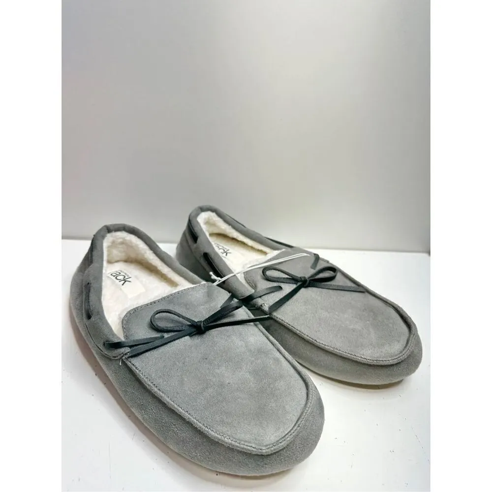 Nordstrom Rack Slippers Womens Size X-Large Faux Fur Gray Slip On Style - Image 4