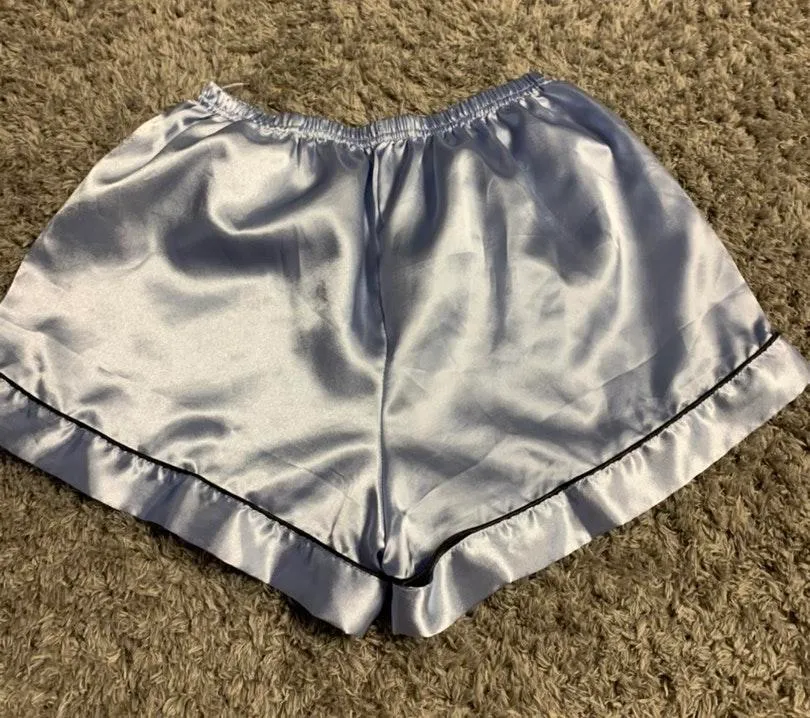 SheIn blue silk set - Image 5