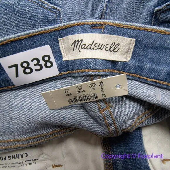 New! Madewell‎ Retro Flare Jeans in Norwich Wash , size 29 - Image 14