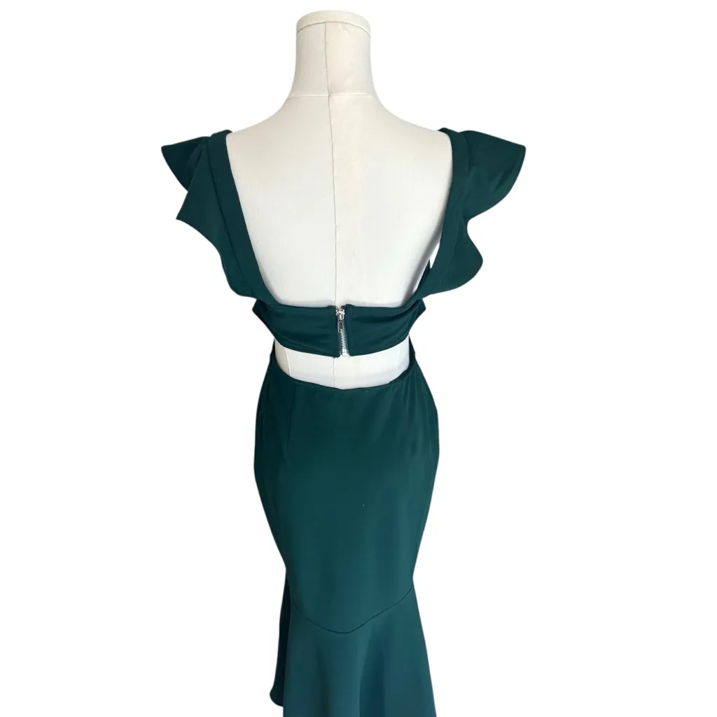 Petal & Pup - Yvonne Hi Low Backless Midi Dress Sz L - Image 6