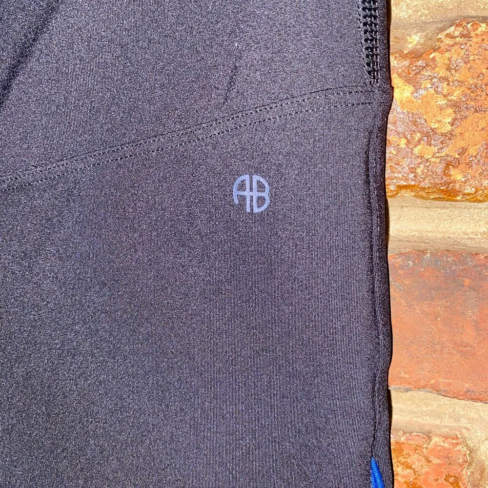 Anine Bing Black Blue Brix Activewear Athletic Leggings Women's Size XS - Image 4