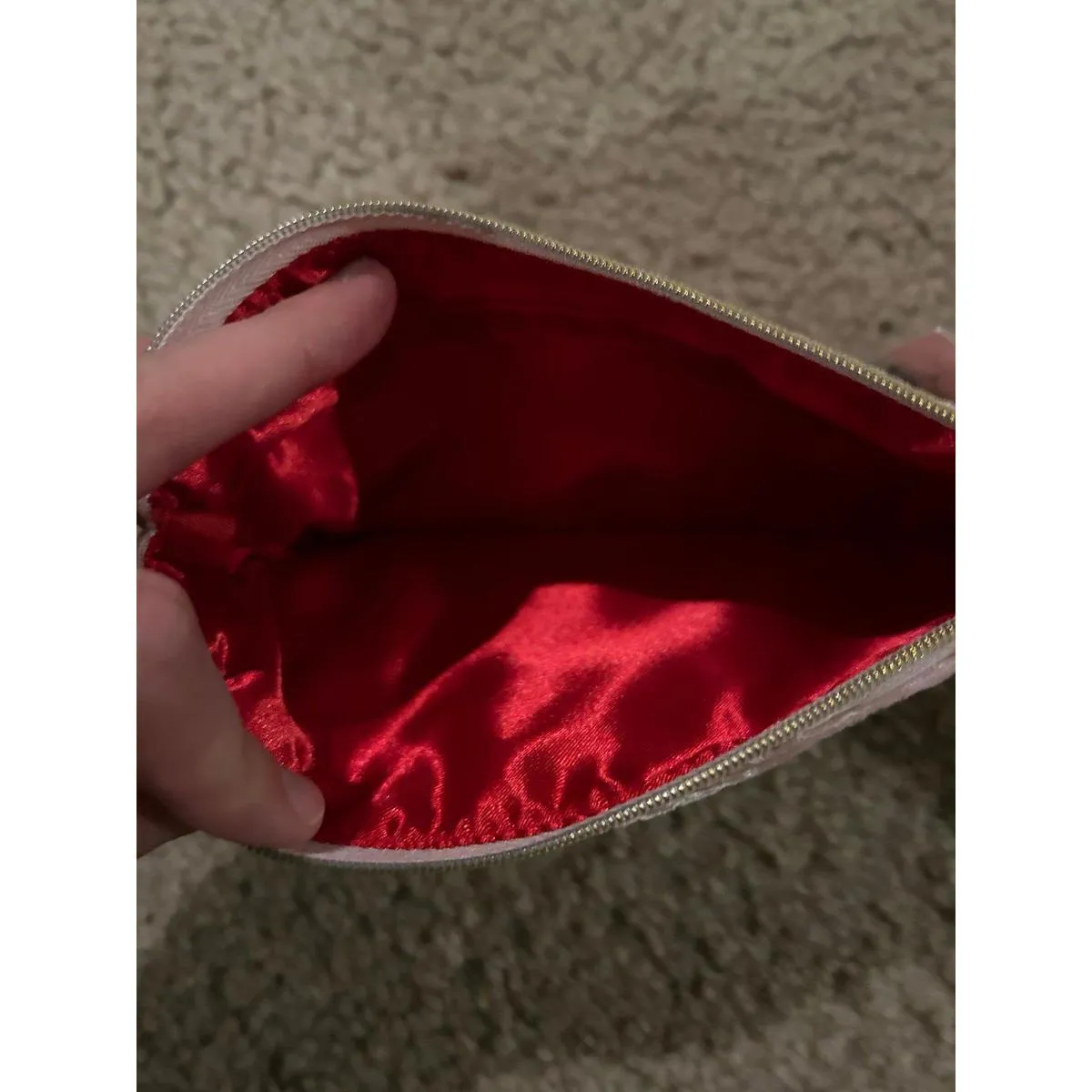 Make up storage bag cute pink - Image 3