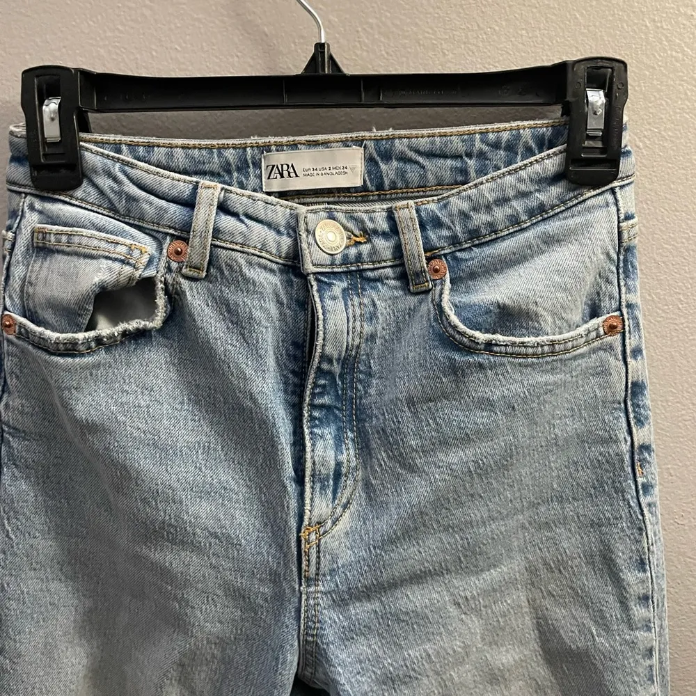 Zara light blue jeans 2 - Image 3