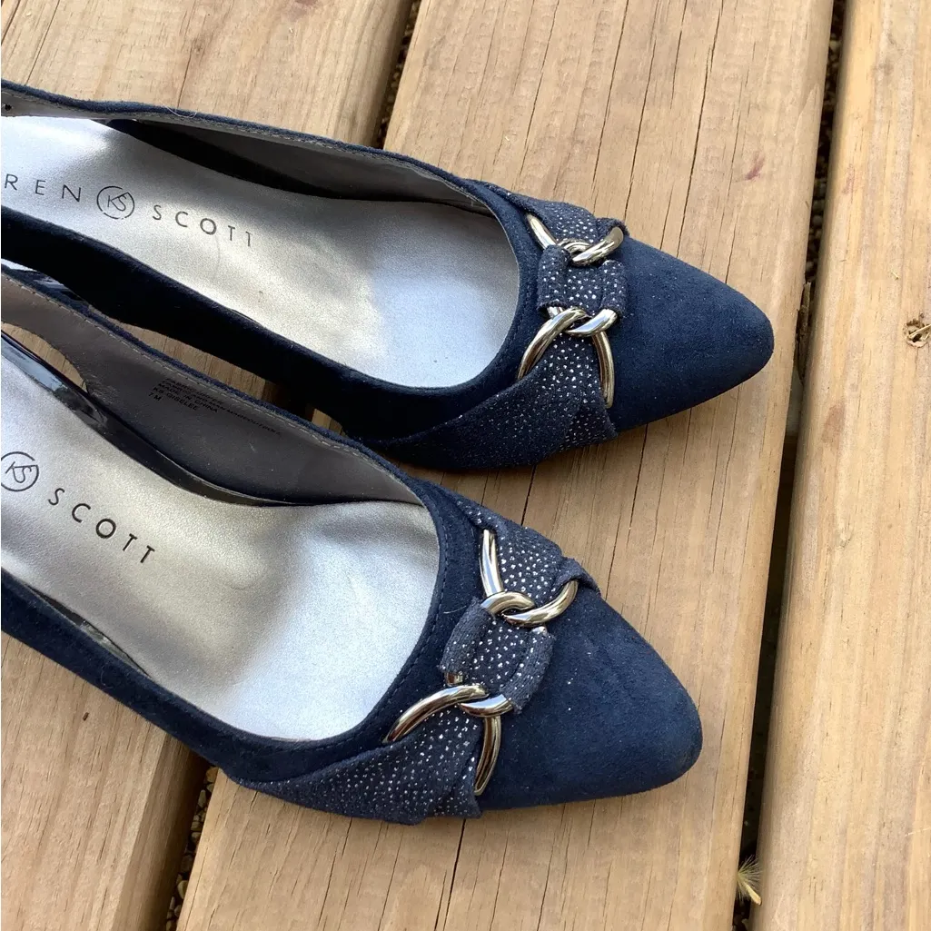 Nice stylish slingback shoes 💙💙 - Image 6