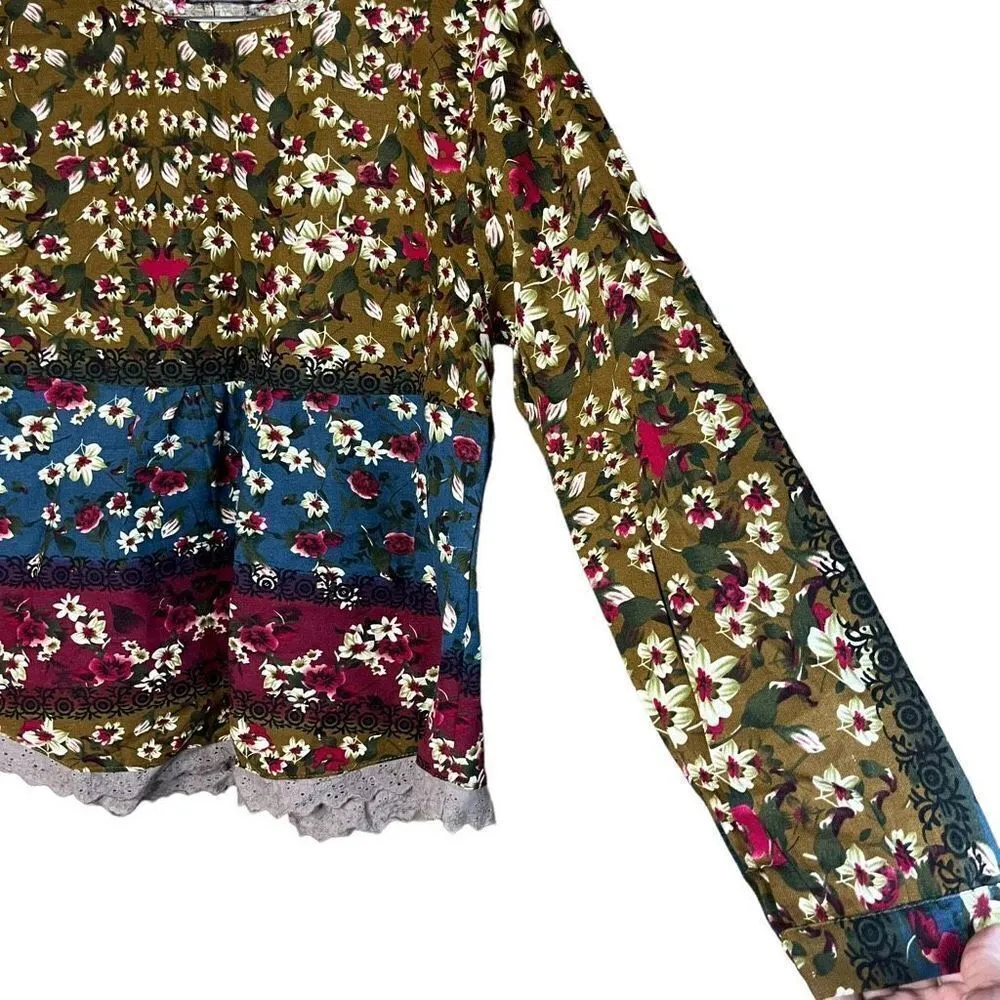 Zanzea Collections flower print long sleeve blouse - Image 2