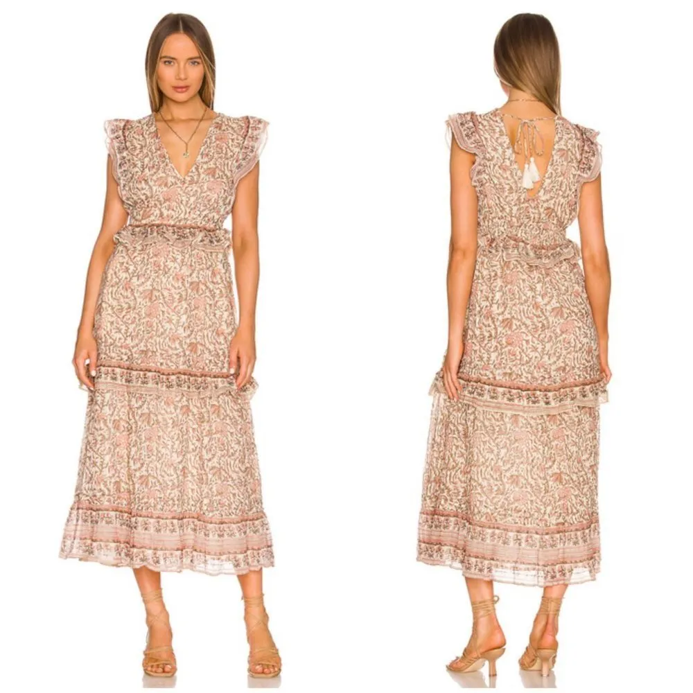 💕CLEOBELLA💕 Cherie Ankle Dress ~  Zinnia Print Large L NWT - Image 10