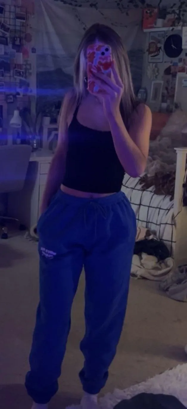 white fox sweatpants - Image 5