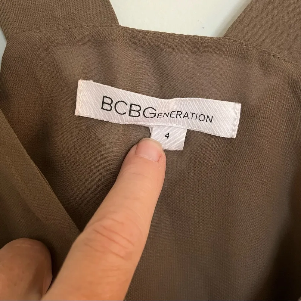 BCBGeneration Romper with Tie Waist - Image 5