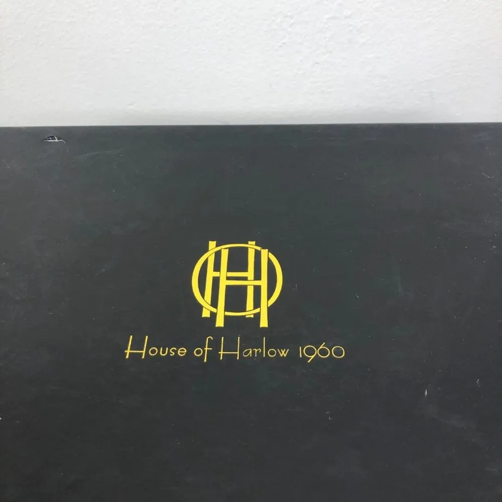 NEW House of Harlow 1960 X Revolve Joey Sandal in Black Women's Size 8 - Image 6