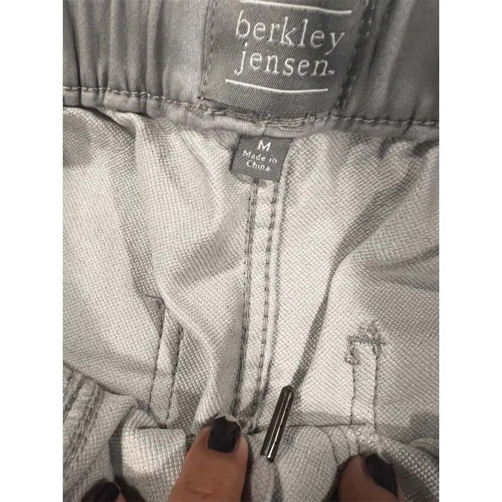 Berkley Jensen Unisex Jogger Pants Medium Gray Slim Fit NWT - Image 4
