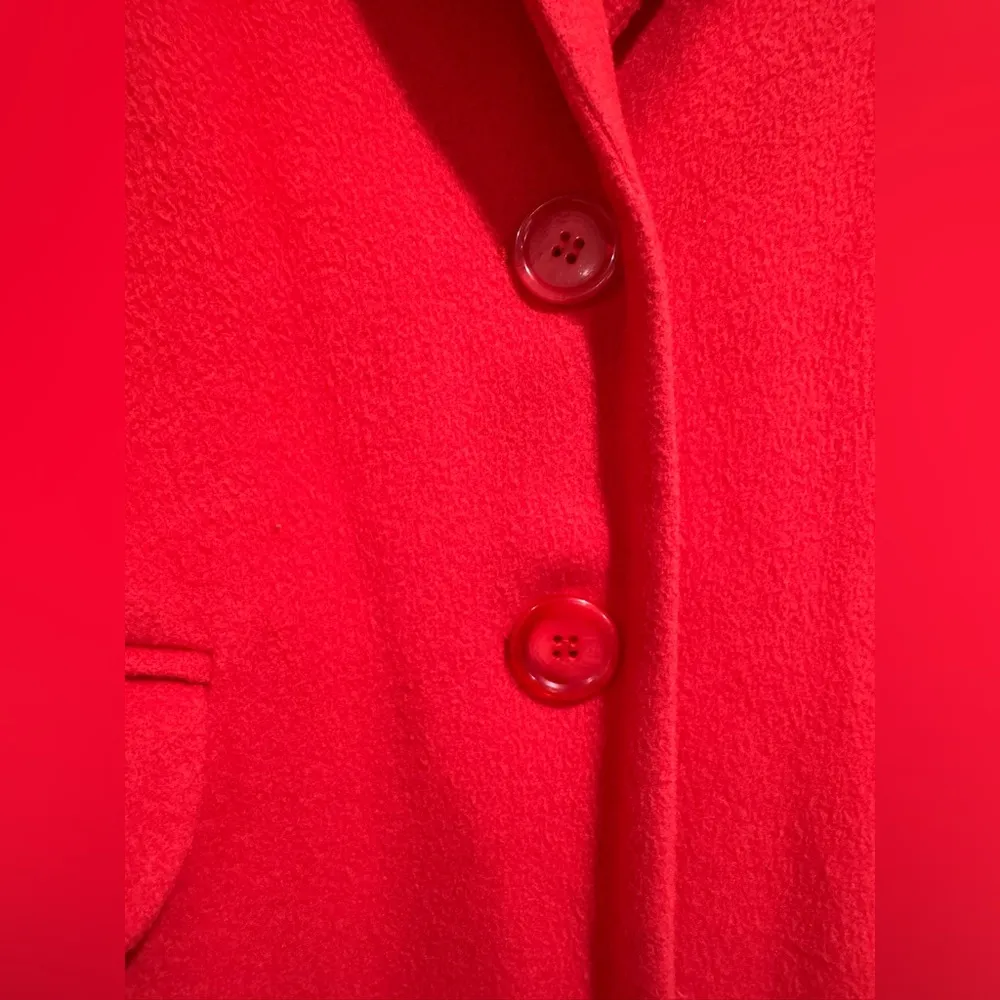 Helene Berman/Charles Gray London College Coat in Coral 🪸 Red - Image 6