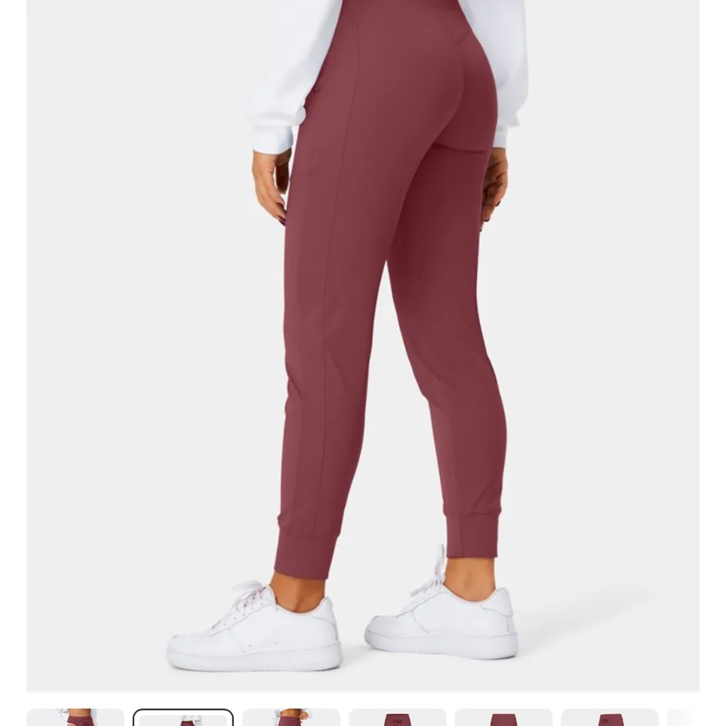 NWT Halara softlyzero high waisted drawstring pocket full length joggers size L - Image 2