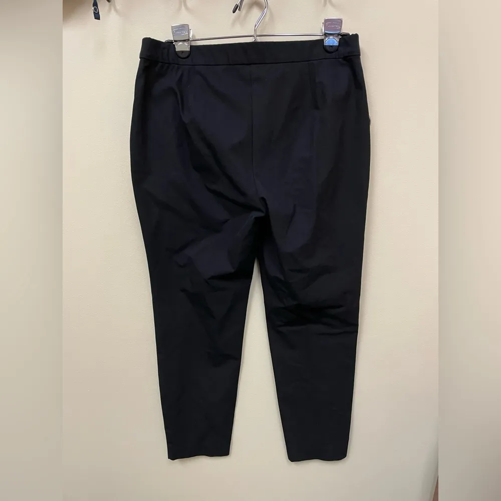 THEORY "Thaniel Approach" Black Elastic Waist Pants, size 8 - Image 5