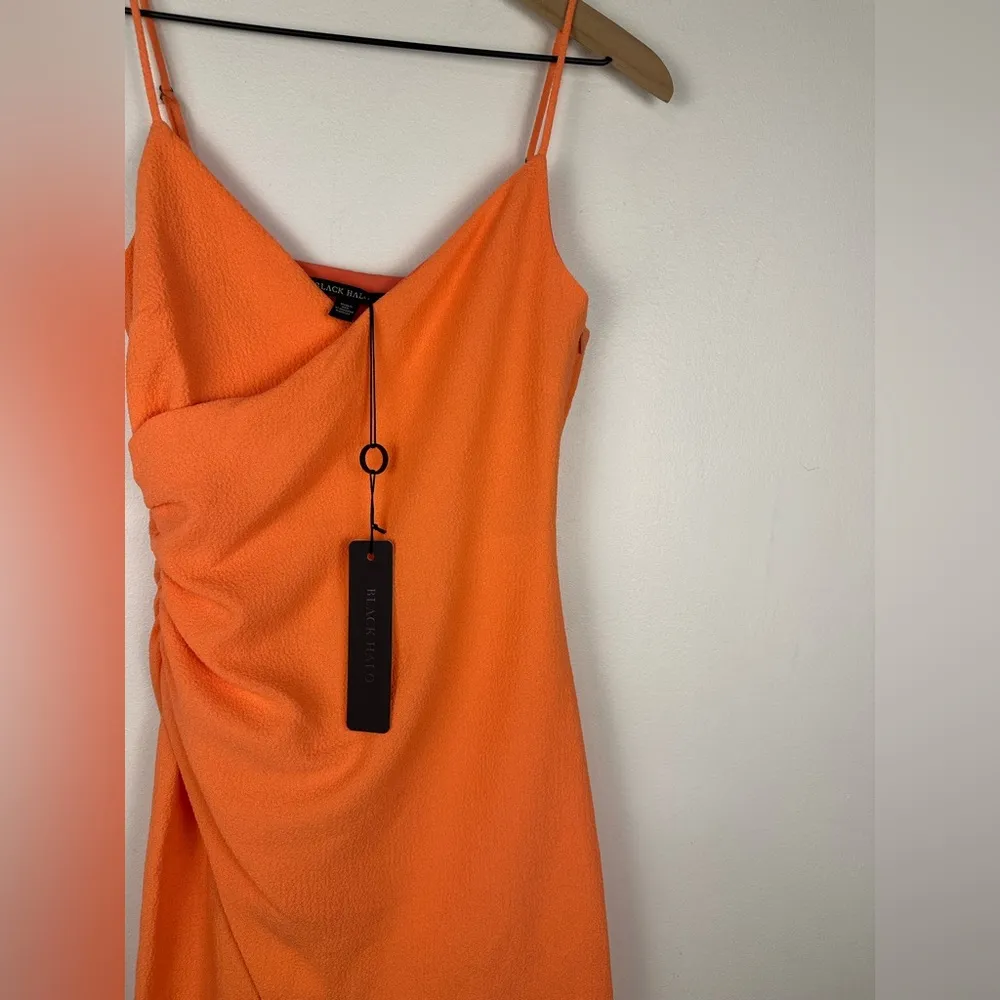 Black Halo Bowery Orange Sheath Dress Sz 2 NWT - Image 3