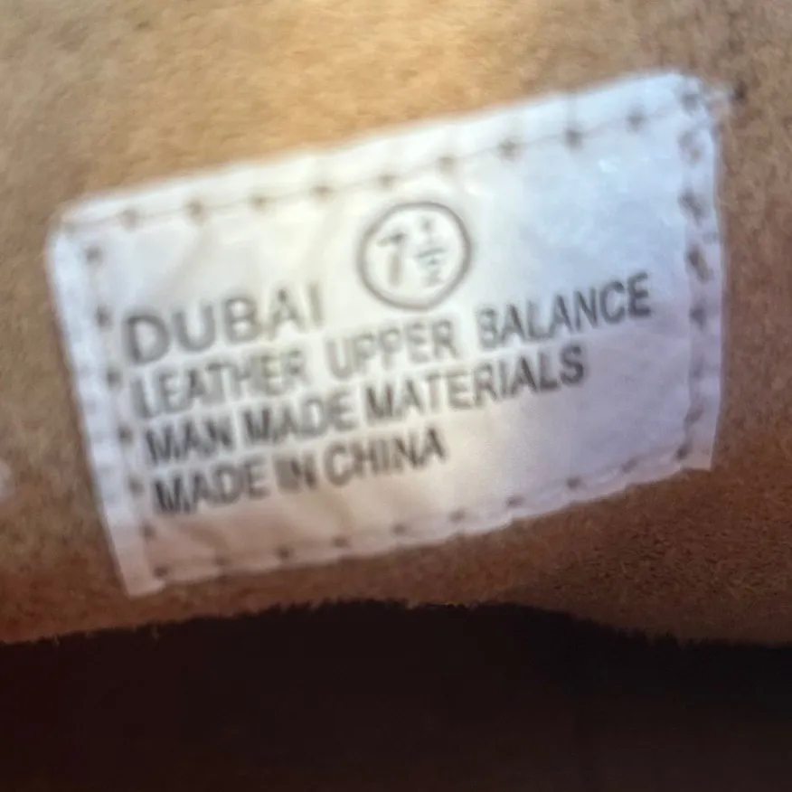 Report Dubai Suede Fringe Tall Boots Tan Moccasin Style Women's Size 7.5 - Image 3