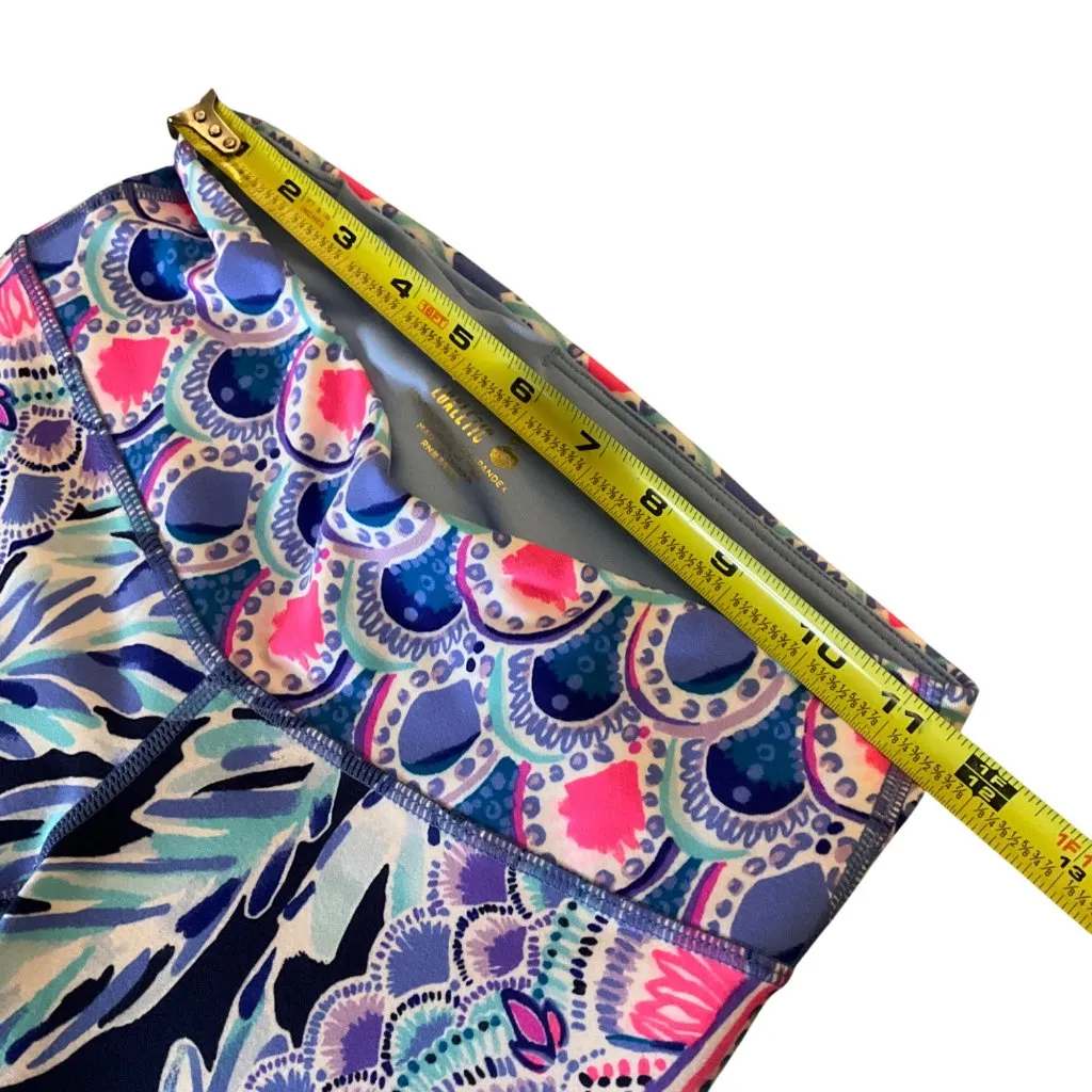 Lilly Pulitzer Luxletic Weekender Crop Leggings XS colorful UPF 50 athletic - Image 5