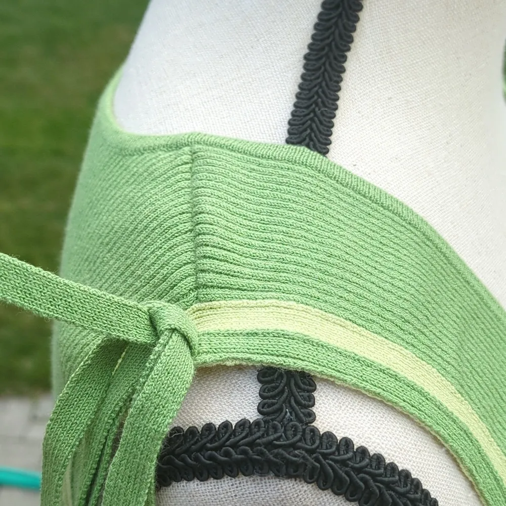 Loft Ribbed Sleeveless Top with Tie Shoulders - Image 4