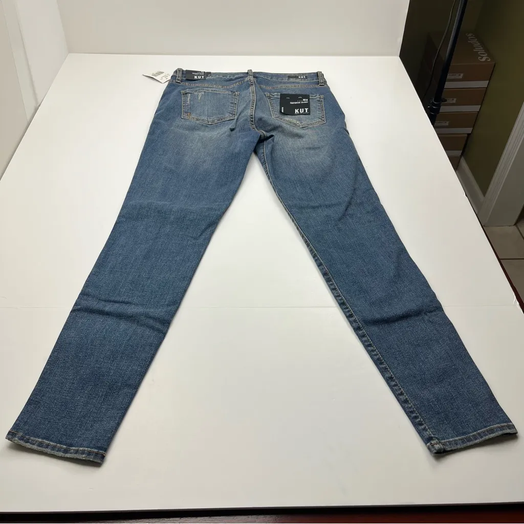 Kut From the Kloth Mia Fab Ab Toothpick Skinny Jean Women Size 10 Blue Denim NEW - Image 16