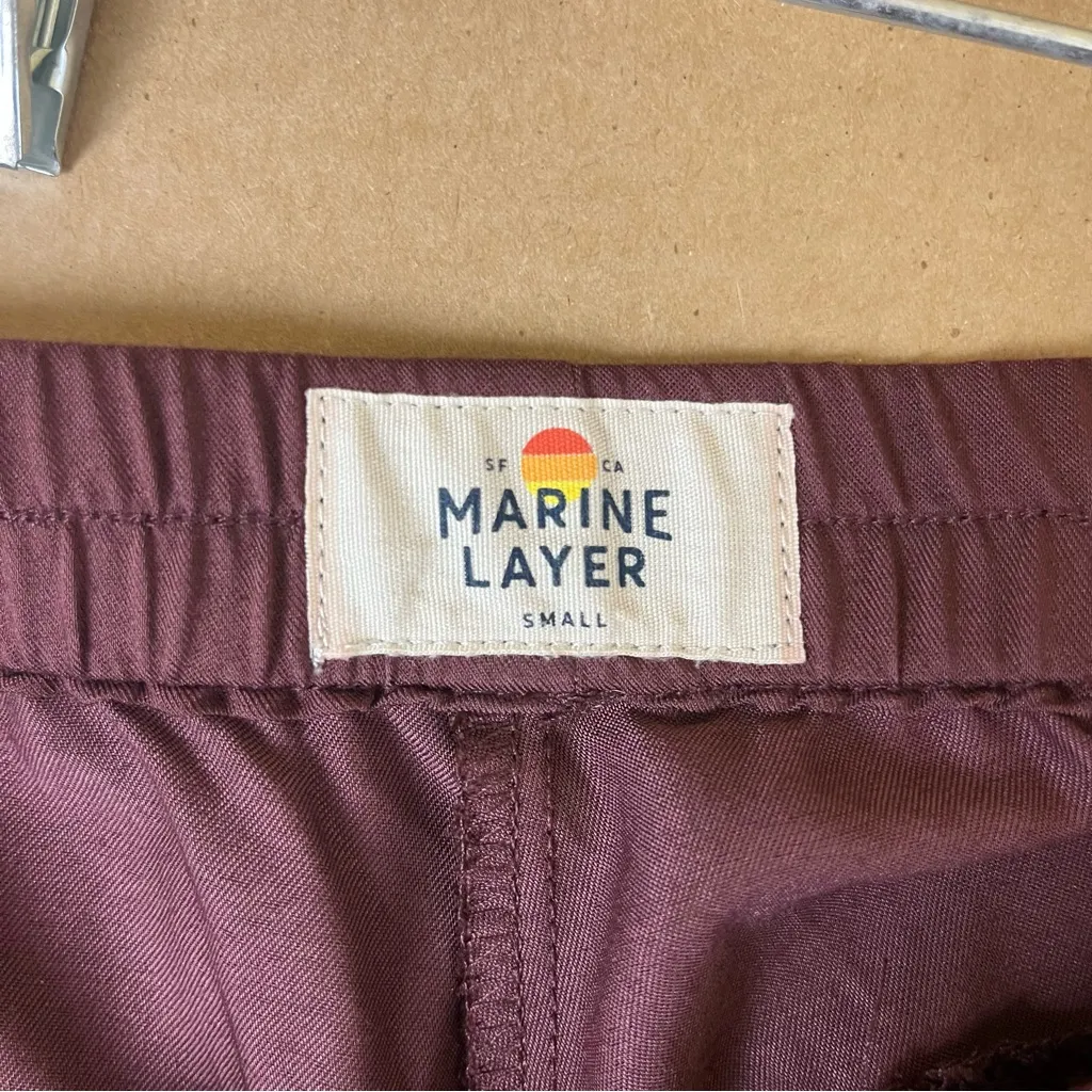 Marine layer  Allison Pant in Cabernet - Image 9